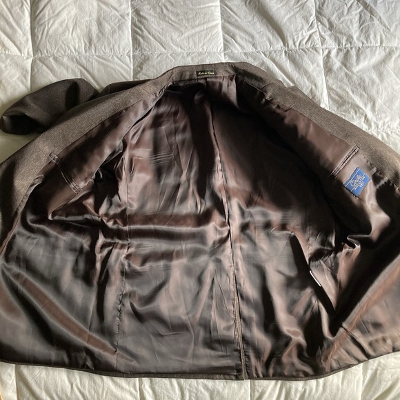 Circle S Boise Western Suit Coat Jacket Chestnut Brown Mens 48R Cowboy Rodeo EUC - Picture 7 of 16